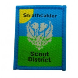 Factory direct wholesale customized top quality Customized Damask Quality School Woven Patch