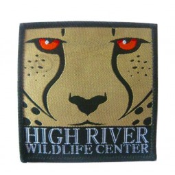 Factory direct wholesale customized top quality Rectangle Shape Damask for Clothing Woven Patch
