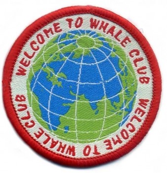 Factory direct wholesale customized top quality Earth Design Round Shape Clothing Woven Patch