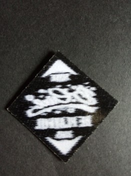 Wholesale customized high-end Heat Seal Backing Clothing Woven Badge