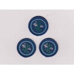 Wholesale customized high-end Customerized Design Garment Woven Badge