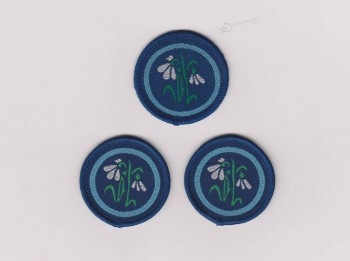 Wholesale customized high-end Customerized Design Garment Woven Badge