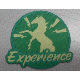 Wholesale customized high-end Heat Seal Backing Garment Woven Badge