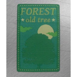 Wholesale customized high-end Iron-on Backing Garment Woven Badge