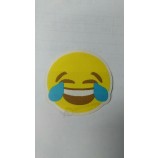 En gros personnalisé haut-Joint de chaleur de fin soutenir le laser coupe emoJi tissé Badge