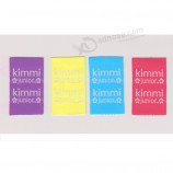 Wholesale customized high-end Taffeta Quality Bright Colours Clothing Woven Label