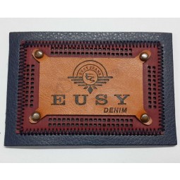 Custom Newest Fashion Best Price Leather Label for Jeans