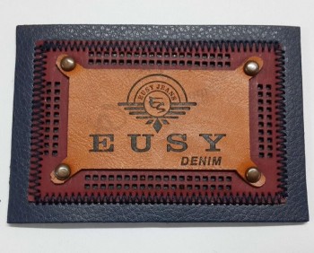 Custom Newest Fashion Best Price Leather Label for Jeans
