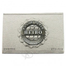 China Factory Eco-Friendly Wholesale PU Leather Label