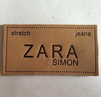 Cheap Wholesale Manufacturer Leather Label for Man and Woman Garment