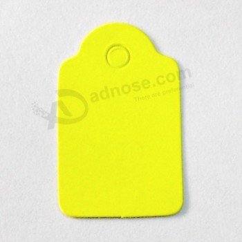 Al por mayor personalizado alto-Etiqueta de papel de color fluorescente para Joyas y Juguetes