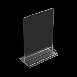 Wholesale customized high-end Clear Acrylic Menu Holder Display (AH003-A6)