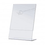 Wholesale customized high-end L Shape Acrylic Menu Display Stand (AH001-38)