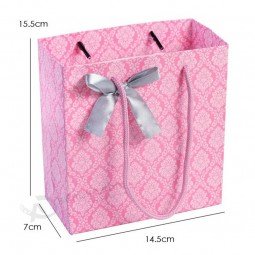 Factory Custom Paper Shopping Bag with Butterfly Ornament