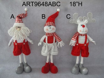 Wholesale 28"H Christmas Decoration Gift Cute Standing-3asst