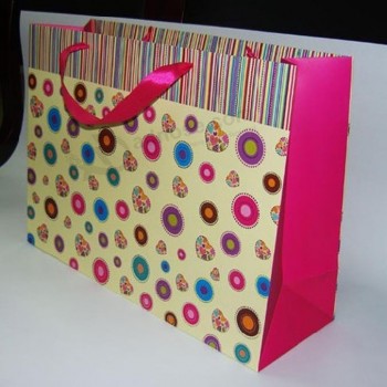 Cheap Custom Fashion Shopping Paper Gift Bag for Packing