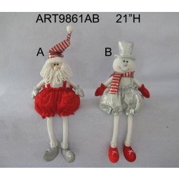 Wholesale 21"H Christmas Home Decoration Boy & Girl Snowman