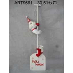 Wholesale 30.5"Hx7"L Santa and Snowman Paddle-Decoration Craft Christmas
