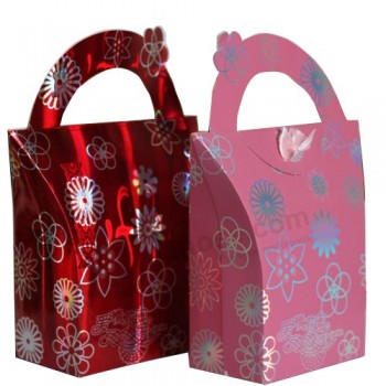 Bolsa de regalo de papel personalizado para embalaje y compras al por mayor