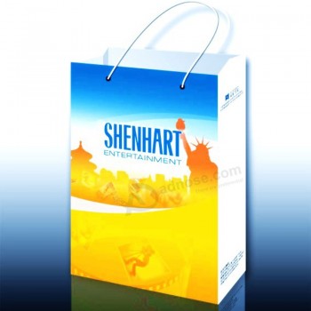 Shopping bag in carta personalizzata per il confezionamento di regali all'ingrosso