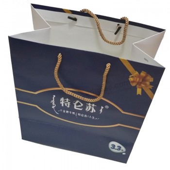 Shopping bag regalo di carta carrier stampato all'ingrosso a buon mercato(SW390)