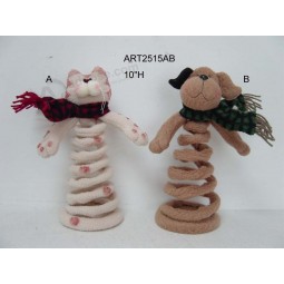 크리스마스 cat & dog 선물, 2 asst를 위아래로 뭉치는 도매 양털