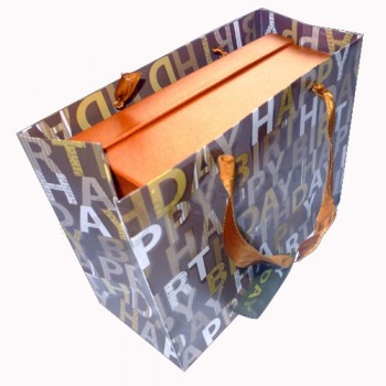 Saco de papel personalizado-Saco de compras de papel para venda