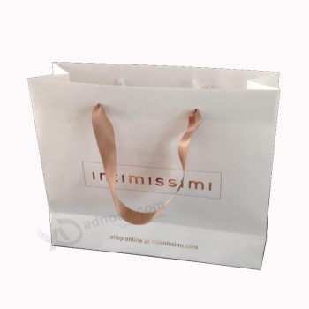 Saco de papel barato personalizado-Paper Shopping Bag Sw146