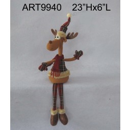 Wholesale Christmas Decoration Dangle Legged Reindeer Woodland