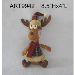 Wholesale Christmas Decoration Standing Reindeer Woodland Toy