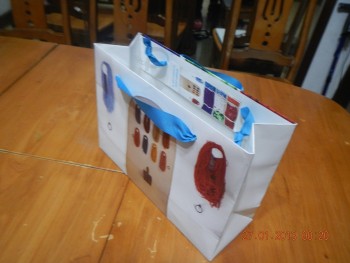 Bolsa de papel a medida barata para empacar y hacer compras