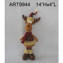 Wholesale Christmas Decoration Standing Reindeer Woodland Gift