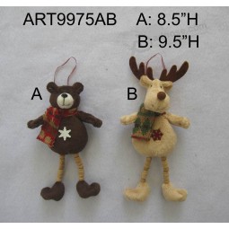 Groothandel button legged woodland christmas moose and bear