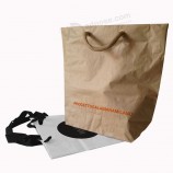 Bolsa de papel de soporte bolsa de regalo personalizada de fábrica con mango pp