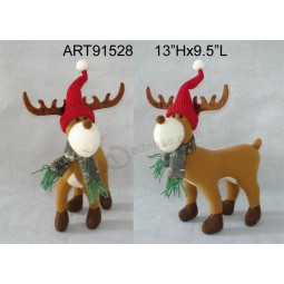 Groothandel kerst decoratie cadeau staande rendieren bos