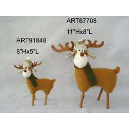 Wholesale Christmas Decoration Standing Reindeer Woodland