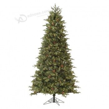 árbol de navidad artificial al por mayor con la luz de la Navidad del arte de cristal de la decoración(TU75.300.01)
