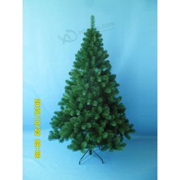 Großhandel 7 natürliche grüne PVC-Tipps Weihnachtsbaum mit Lichtern(MY100.057.00)