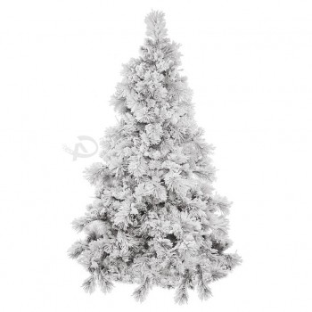 Groothandel besneeuwde kunstmatige kerstboom met decoratie glas ambachtelijke kerst licht(TU75.300.00)