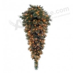 Wholesale Glitter Tips Teardrop Christmas Tree with 50 Lights Glittery Bristle (MY100.098.00)