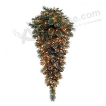 Großhandel Glitzerspitzen Teardrop Weihnachtsbaum mit 50 Lichter glittery Borsten(MY100.098.00)