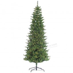 Wholesale 9 FT. Pre-Lit Narrow Augusta Pine Artificial Christmas Tree with Metal Stand (MY100.099.00)