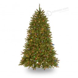 Wholesale 7.5 FT.Vor-Beleuchtete Dunhill Tanne eingehängt künstlichen Weihnachtsbaum mit 700 zweifarbigen Lichter(MY100.086.00)