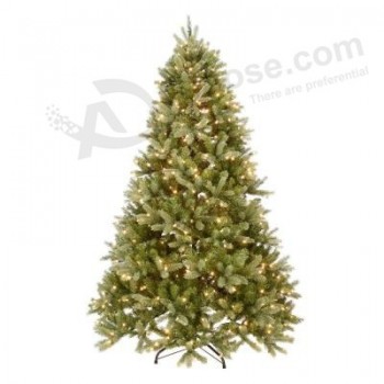 Wholesale 7.5 FT.스파클링 소나무 전통적인 백열 조명과 인공 크리스마스 트리(MY100.088.00)