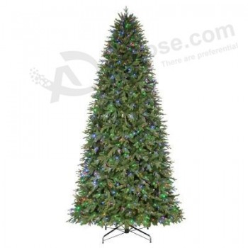 도매 12 ft.Pre-조명 된 몬테레이 전나무 색상 변경 조명과 함께 인공 크리스마스 트리(MY100.076.00)