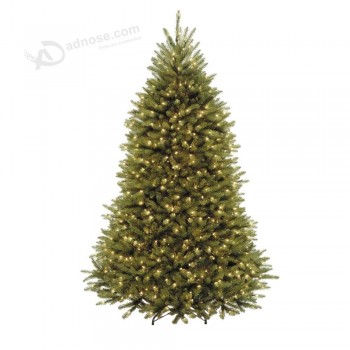 Wholesale 7.5 FT.Dunhill abeto artificial árvore de natal com luzes claras(MY100.083.00)