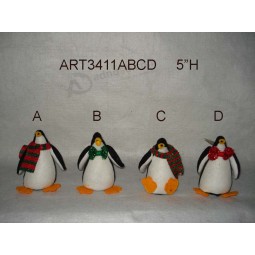 Wholesale 5"H Christmas Tree Ornament Penguin-3 Assorted