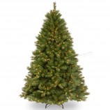Hete verkoop pvc tips verlichte kerstboom custom
