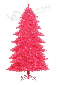 2017 New PVC Tips Pink Christmas Tree Wholesale