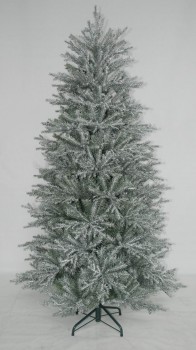 árbol de navidad artificial realista al por mayor con la decoración llevada multi del color de la secuencia de la luz(7Aya)